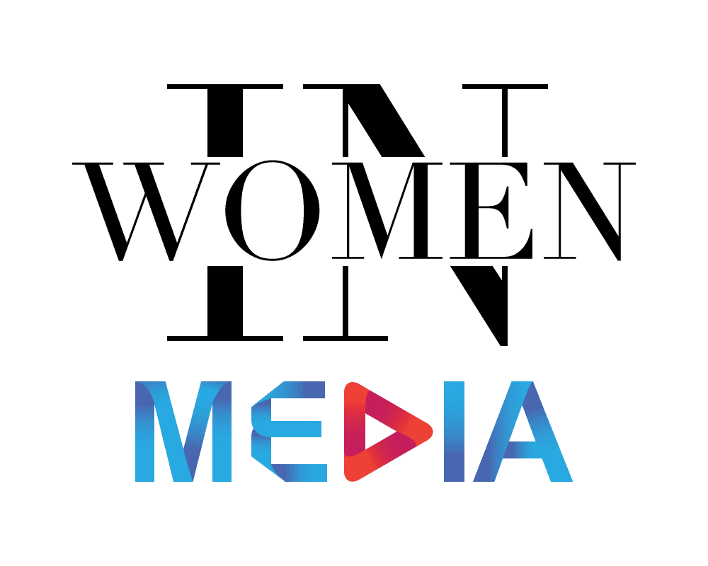 "Women In Media" logo for AKINASIA by Suzaku Productions
