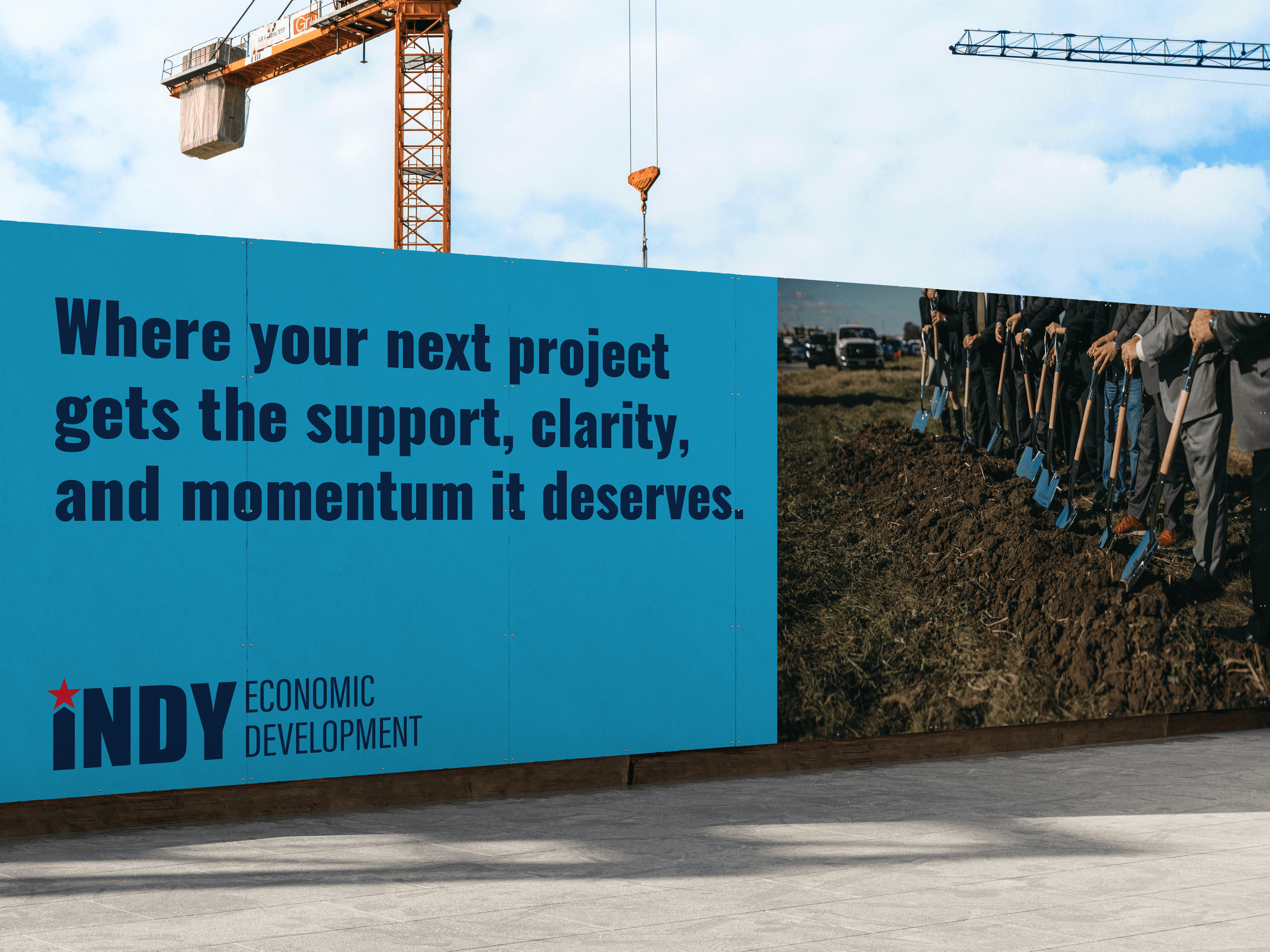 Indy Economic Development Sign