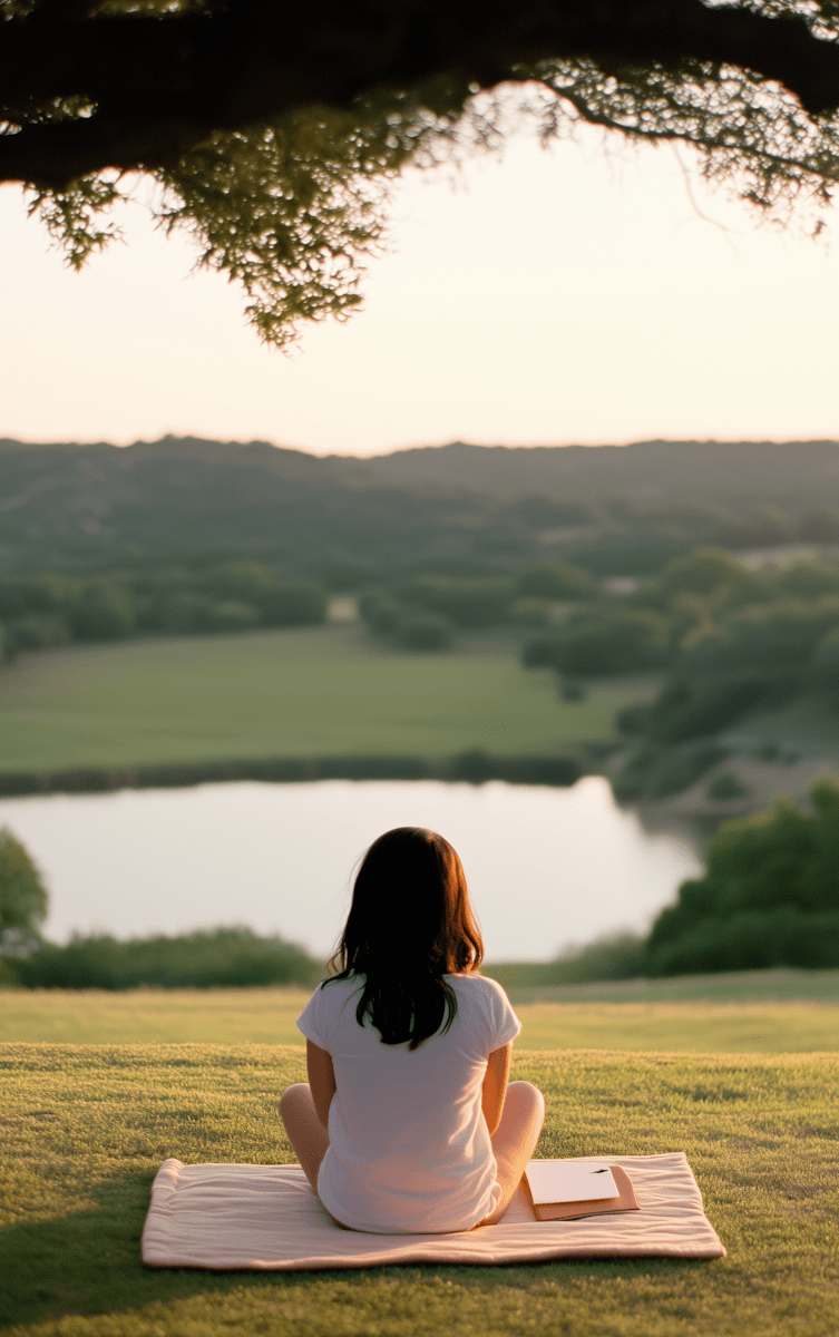 person sitting in a chair in front of a man
