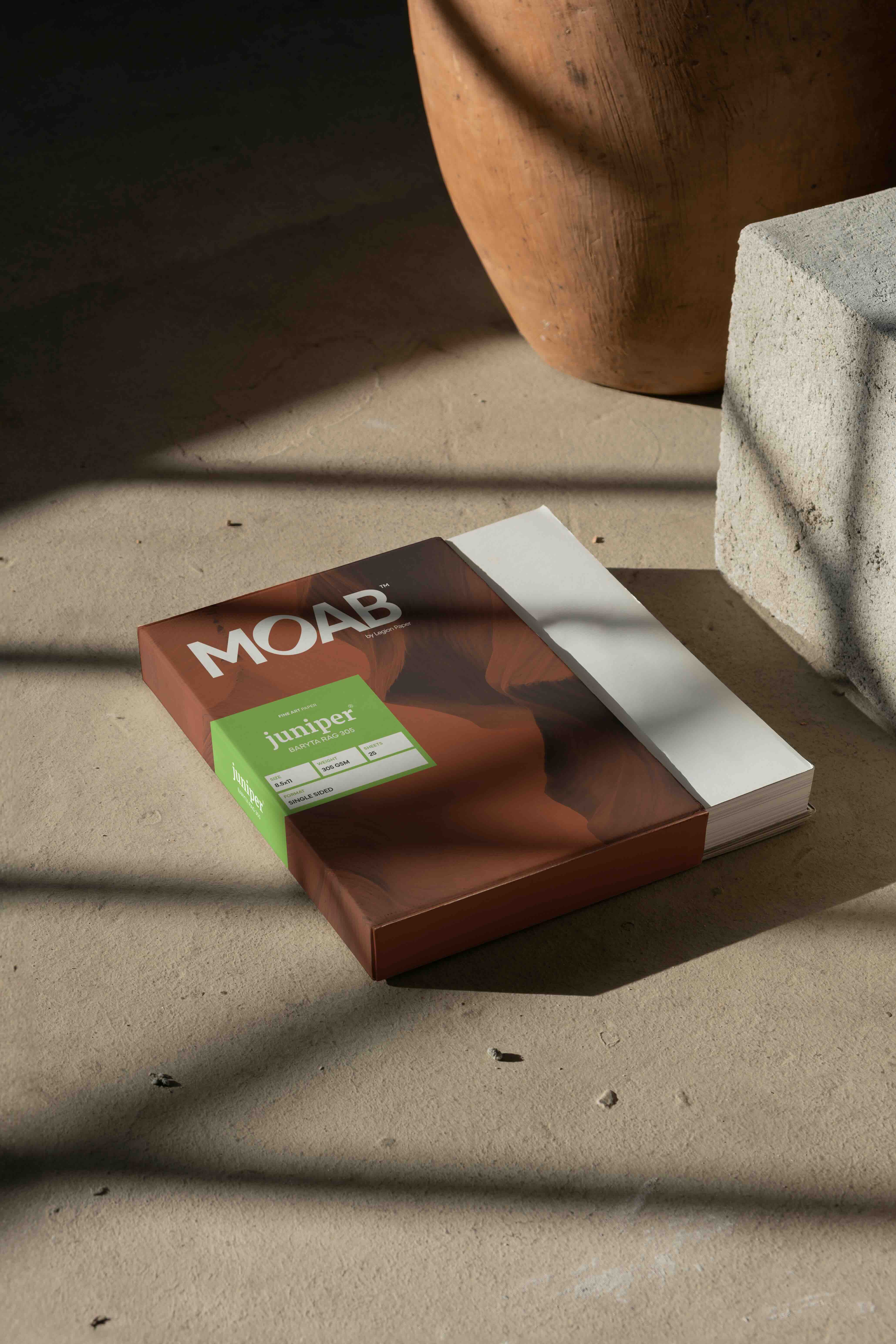 Branded packaging design for artistic paper business Moab