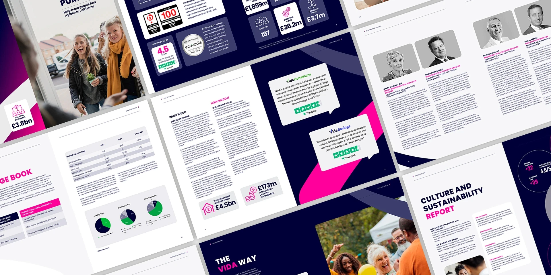 Vida Bank report inside pages