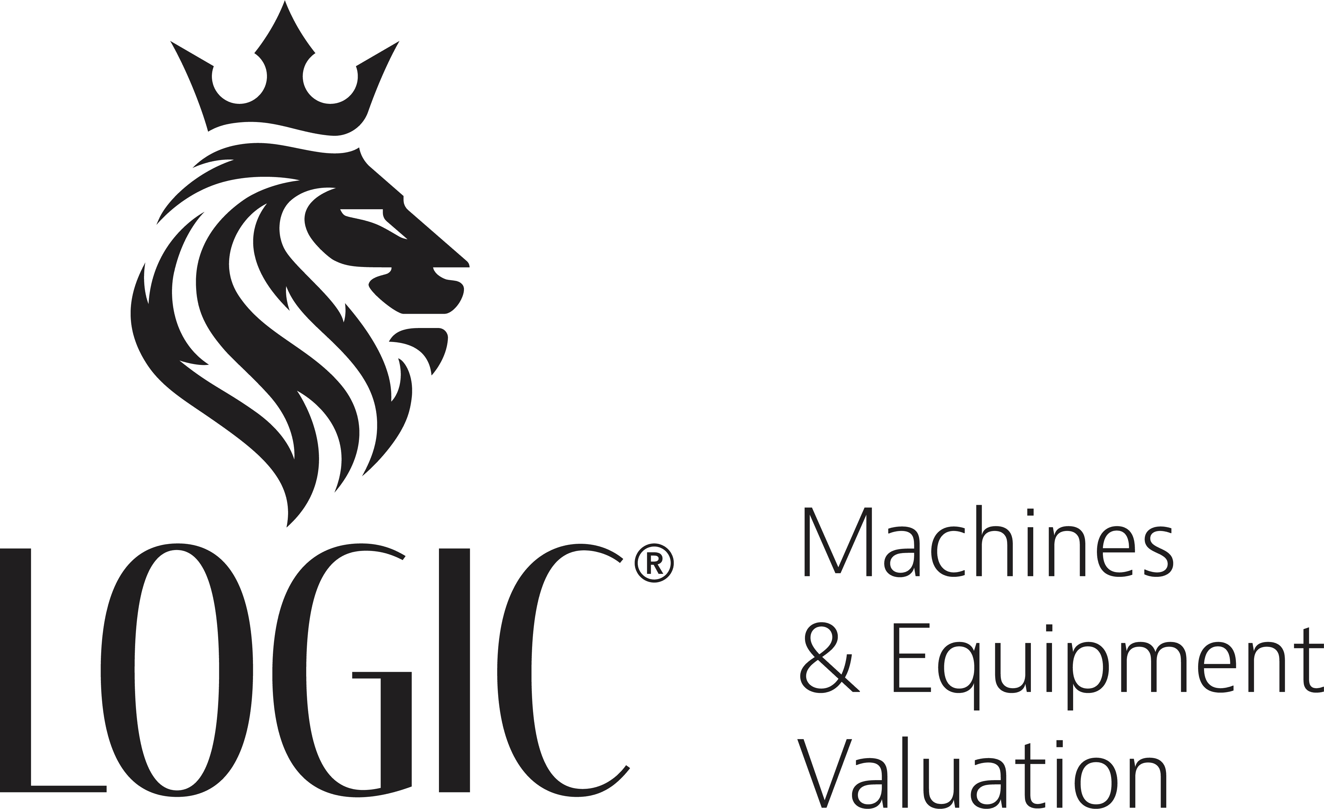 Professional logo design for Logic Valuation, a Saudi consultancy specializing in equipment valuation