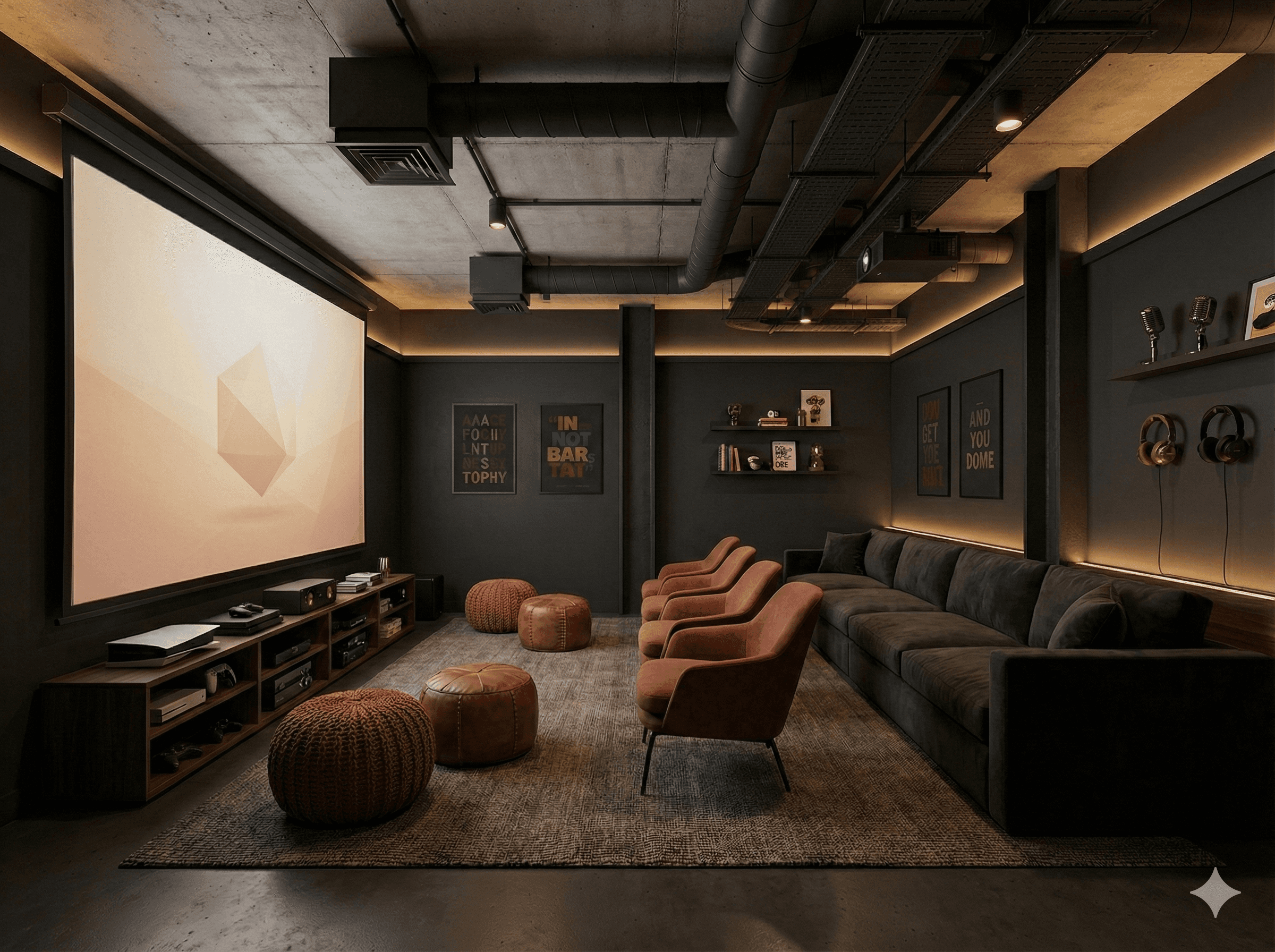 A person sitting on a couch in front of a flat screen TV