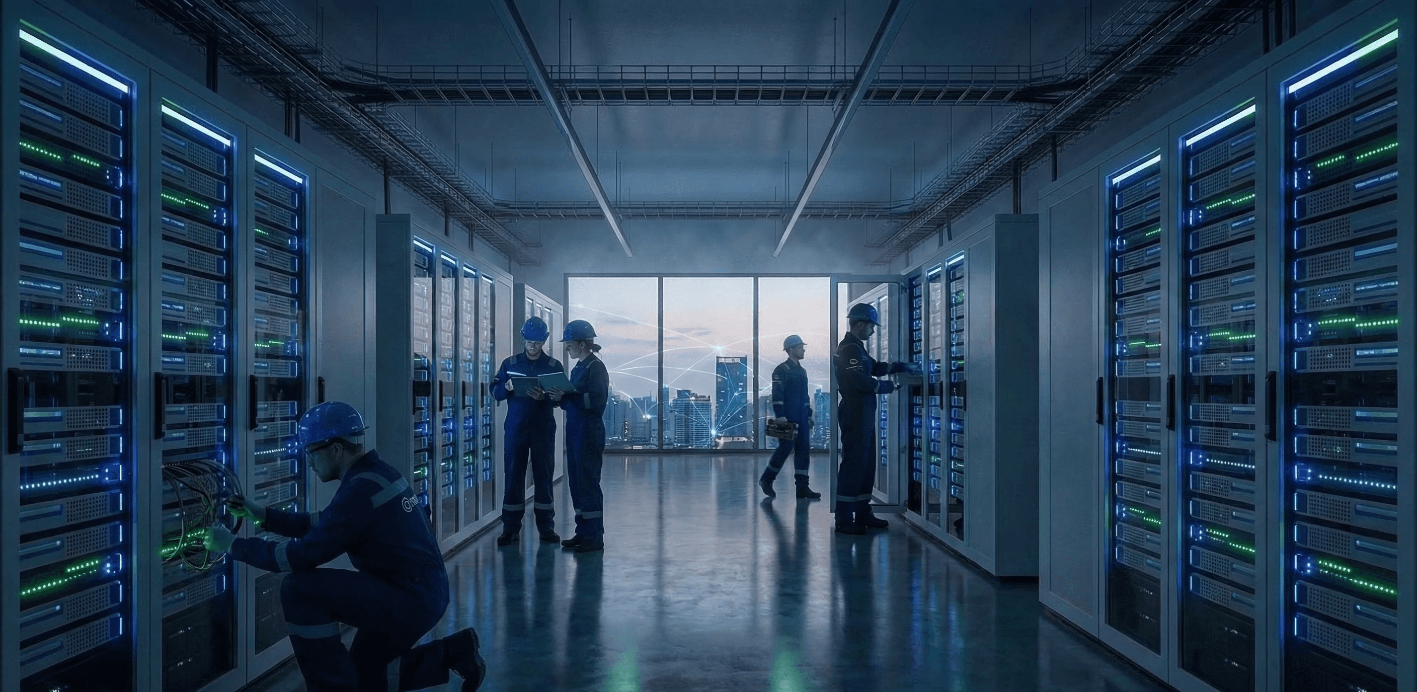 A person stands in a sandstone cave.
