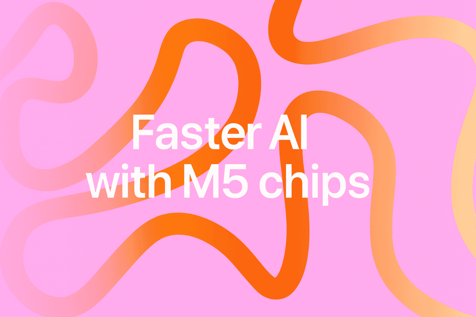 Apple silicon M5, faster on device AI with MLX