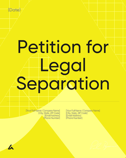 Petition for Legal Separation