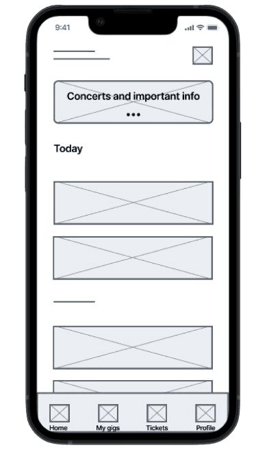 Digital wireframes