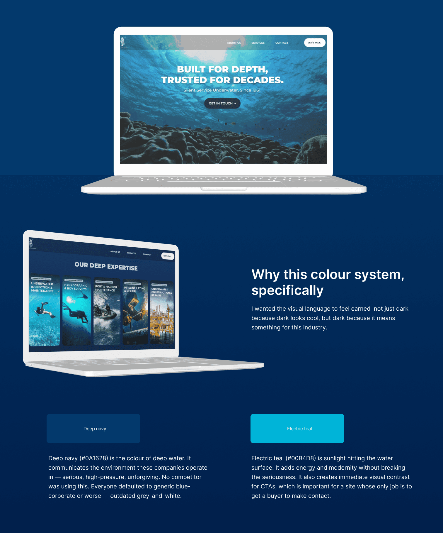 DeepCore logo preview tablet angle