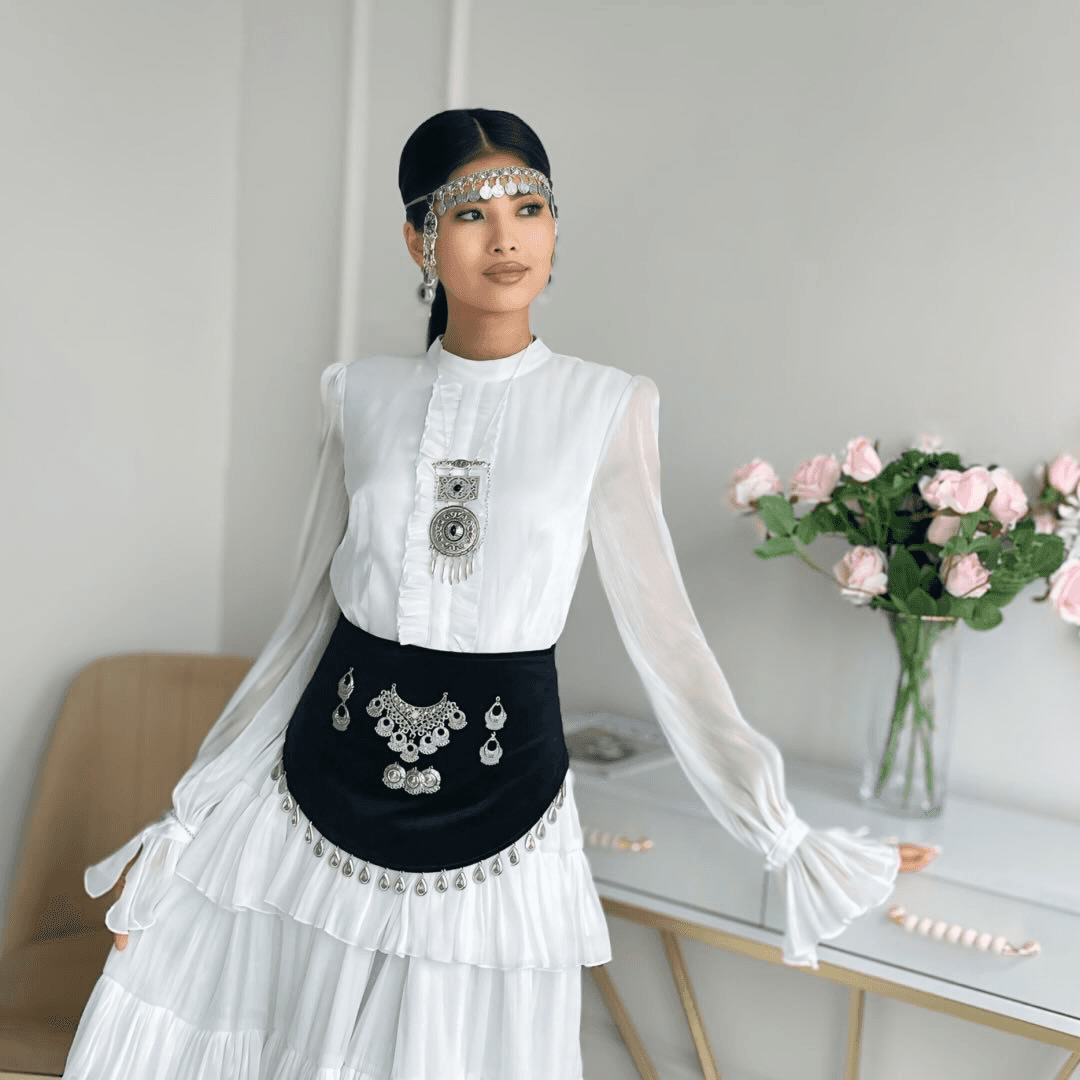 Свадебные национальные платья в Бишкеке