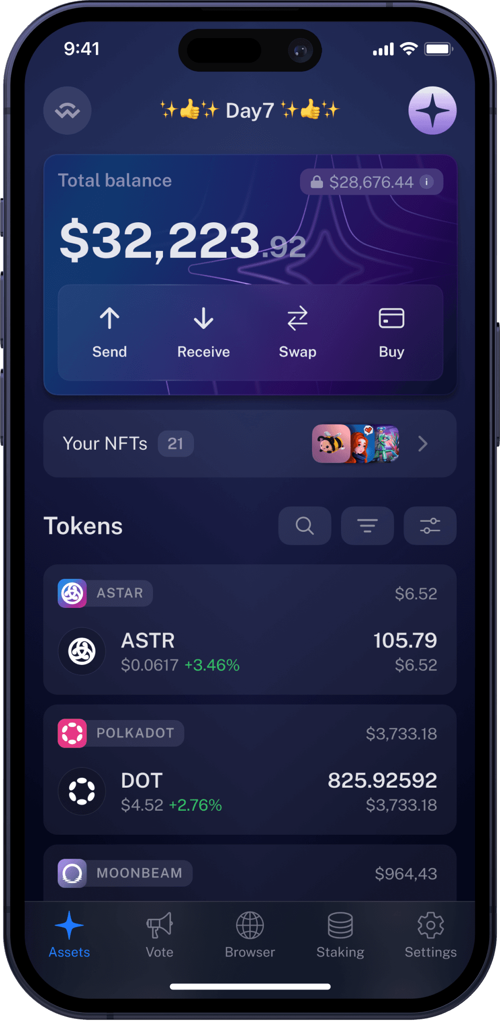 Astar ASTR Wallet Crypto