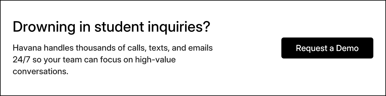Drowning in student inquiries?