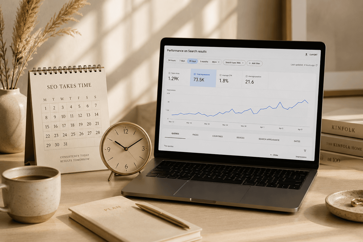 How long does SEO take to work for a new website with SEO analytics, performance tracking, and long-term search visibility planning