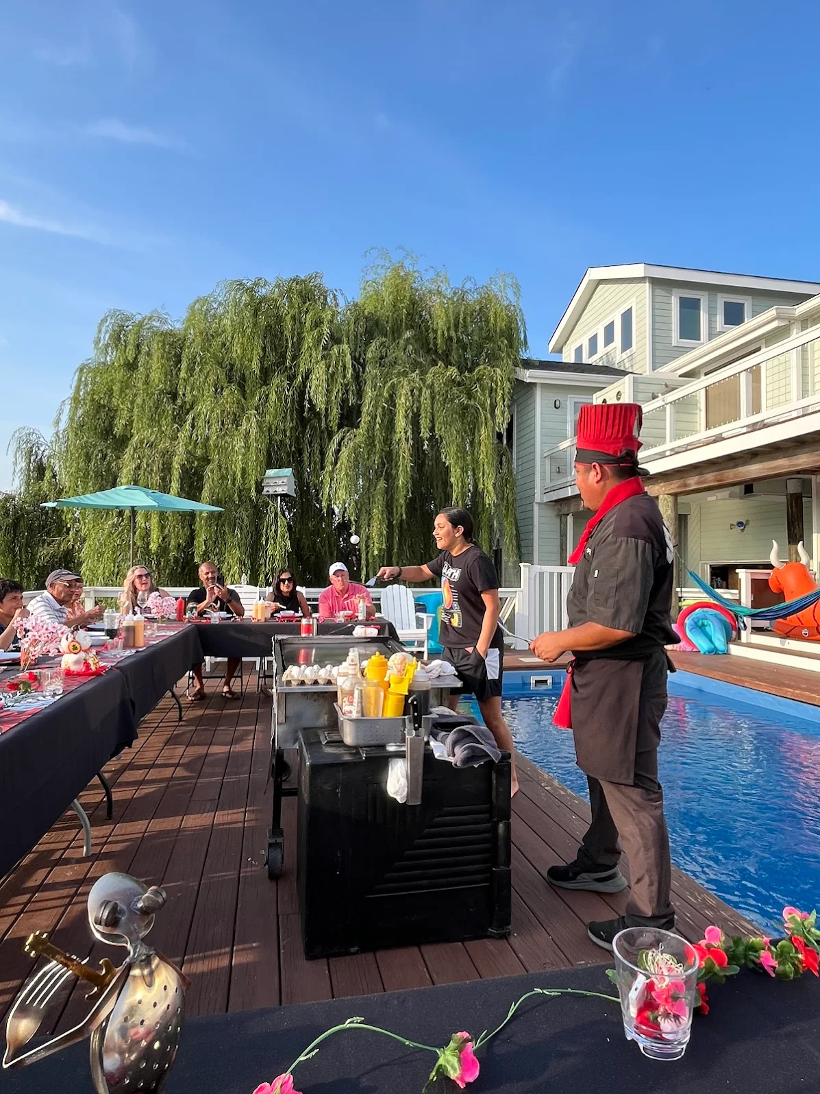 birthday party hibachi catering experience