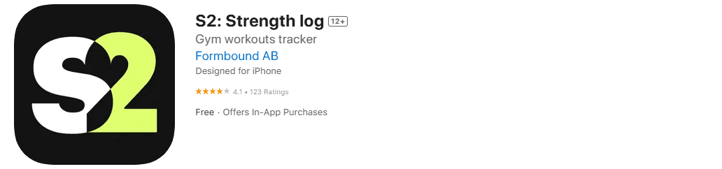 s2 - Workout Planning App