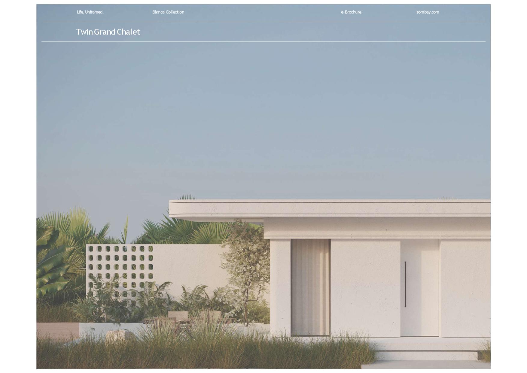 modern house on the shore