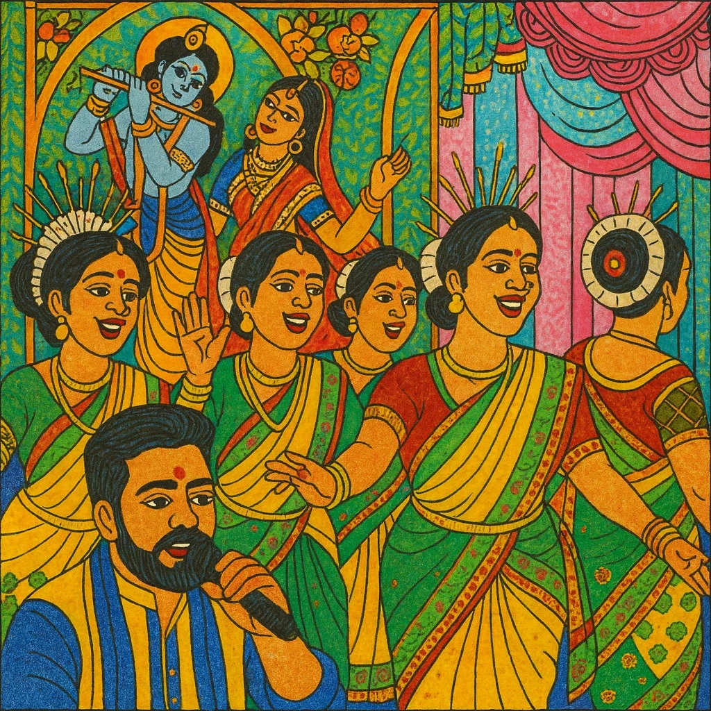 celebration, folksong, mithila, devotion