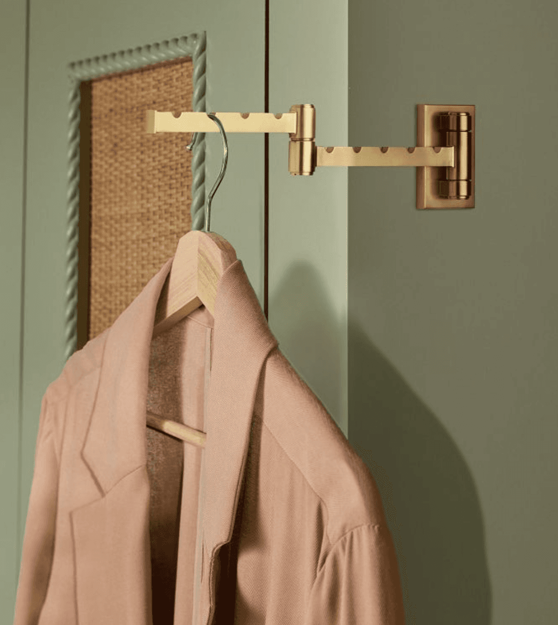 closet pivoting clothing rack | homeowner hq