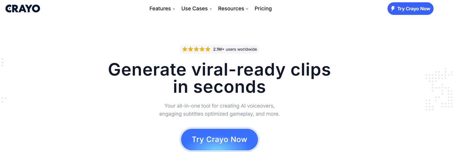 Crayo AI - YouTube Automation Tools 