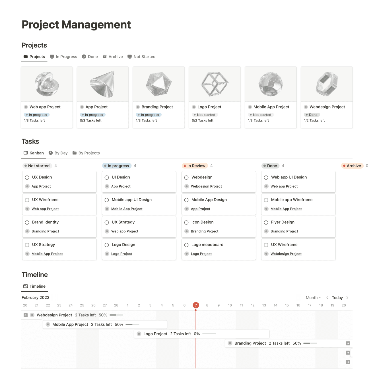 Notion Project Management for Free