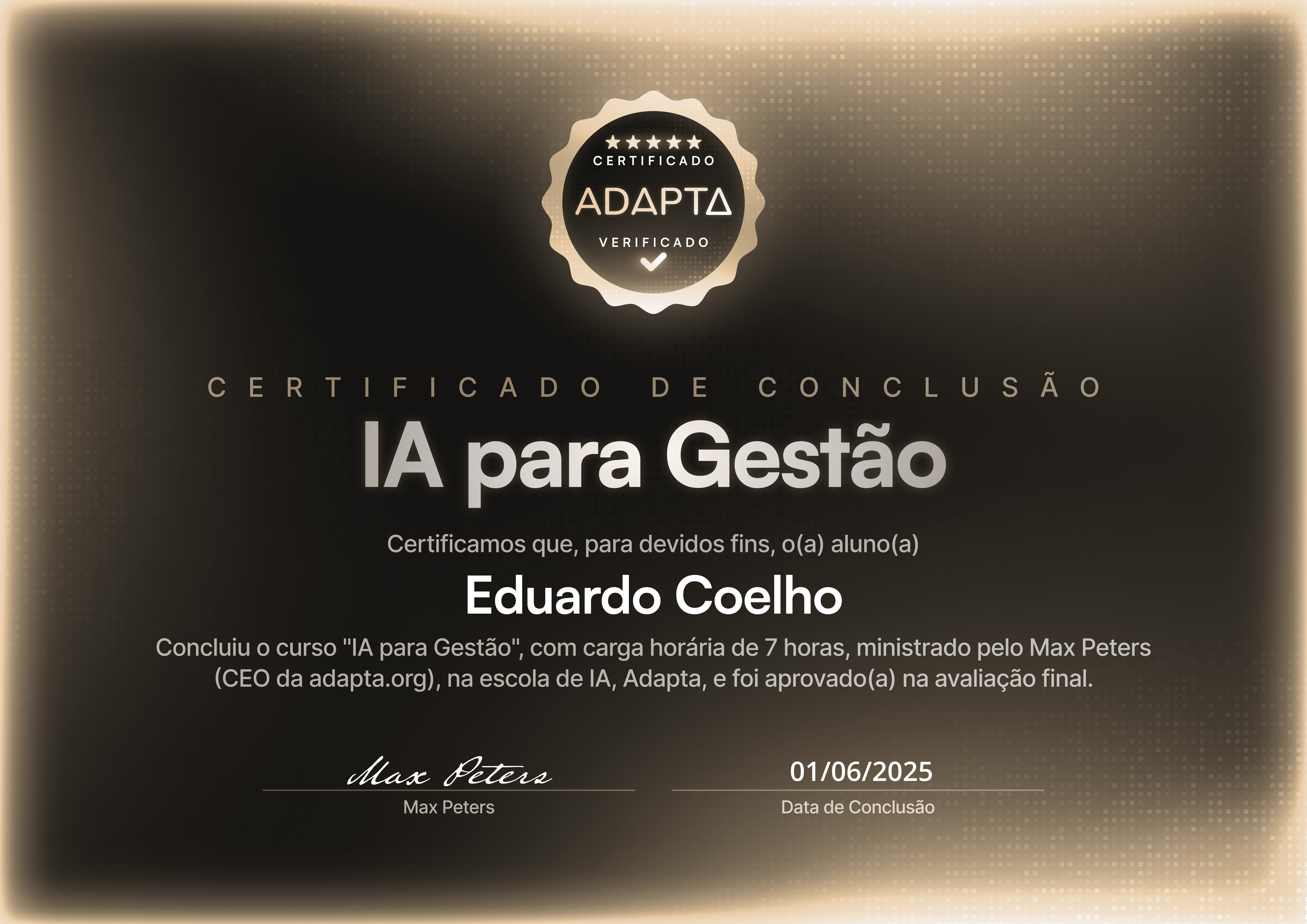 Certificado IA para Gestão