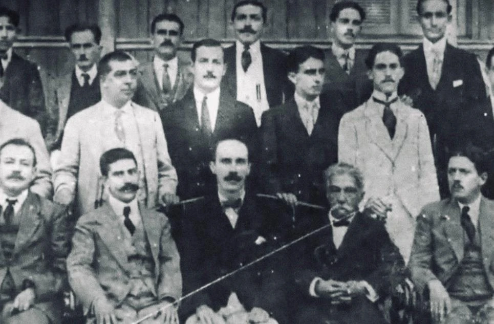 Coronéis de bauru reunidos em fotografia