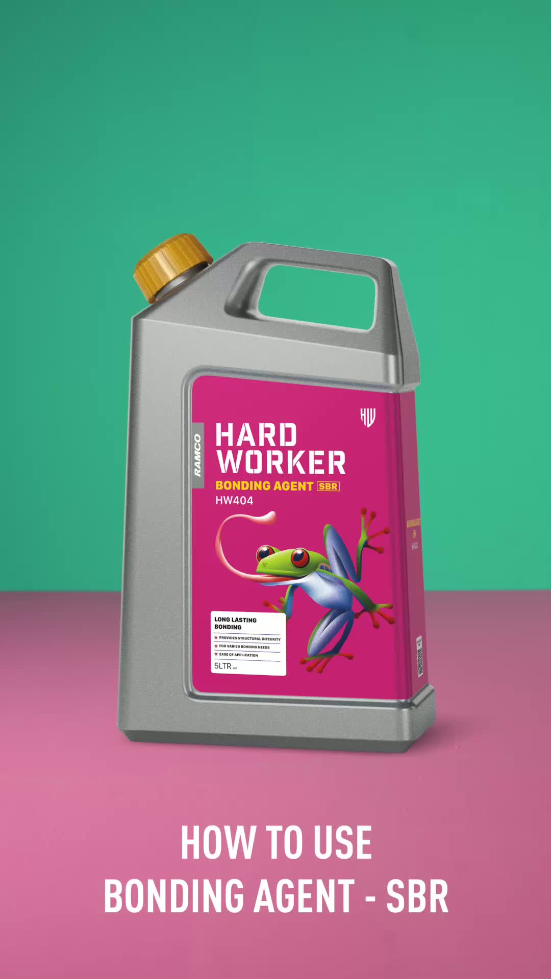 How to use Hard Worker Bonding Agent SBR for bonding applications in masonry and concrete. Performance enhancer for repair mortar