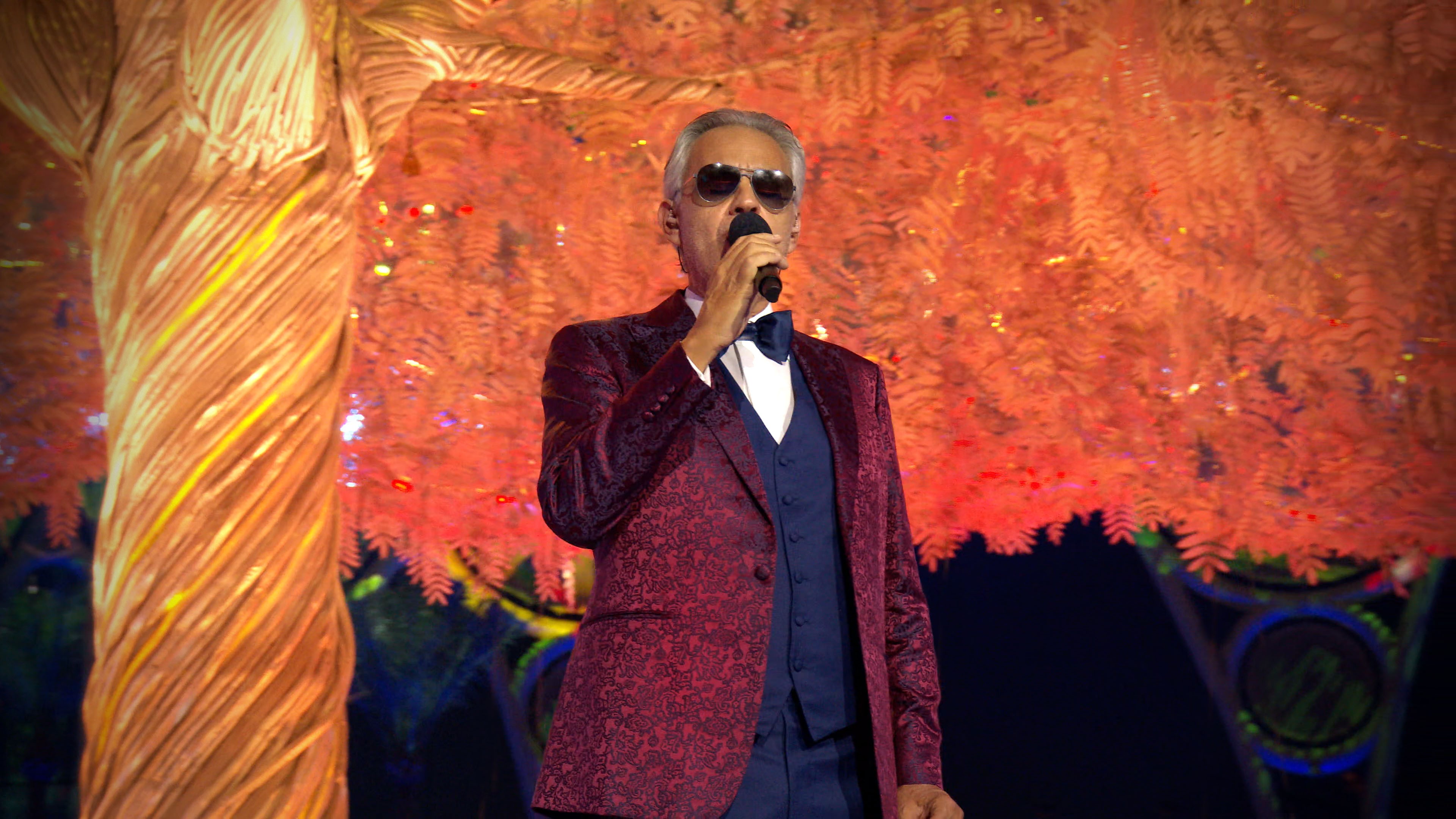 Andrea Bocelli performs at Expo 2020 Dubai