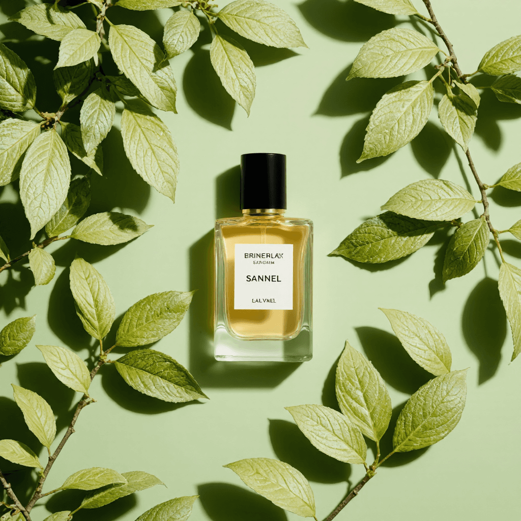 product photography of perfume bottle