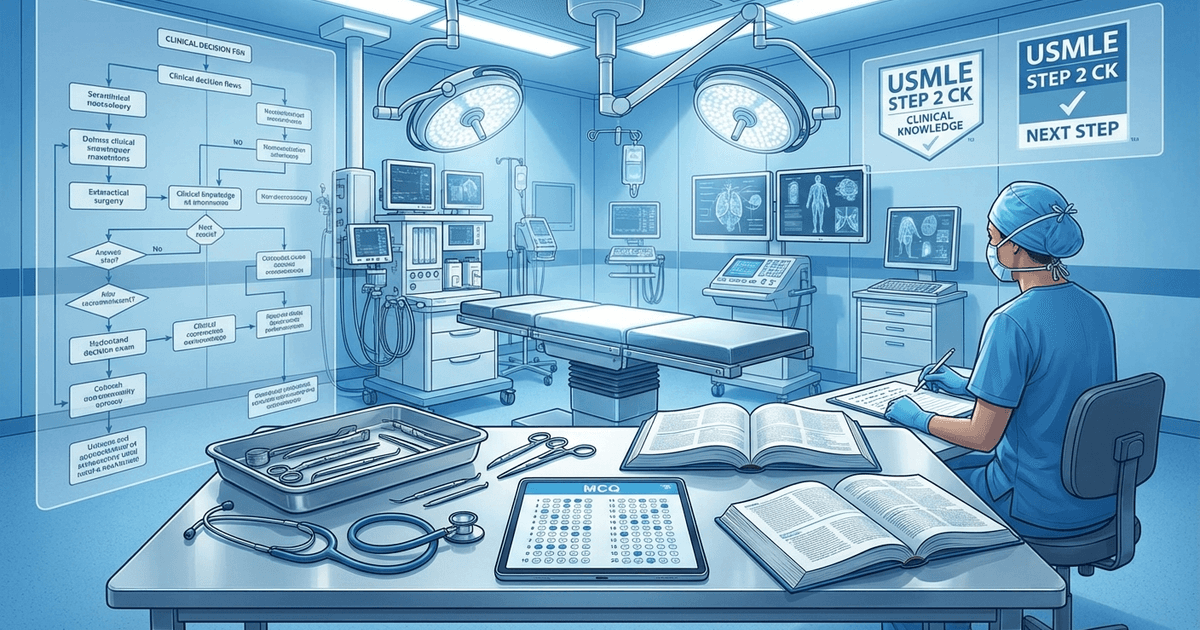 Cover: How to Study Surgery for USMLE Step 2 CK: High-Yield Topics, Surgical Emergencies and Exam Strategy (2026)