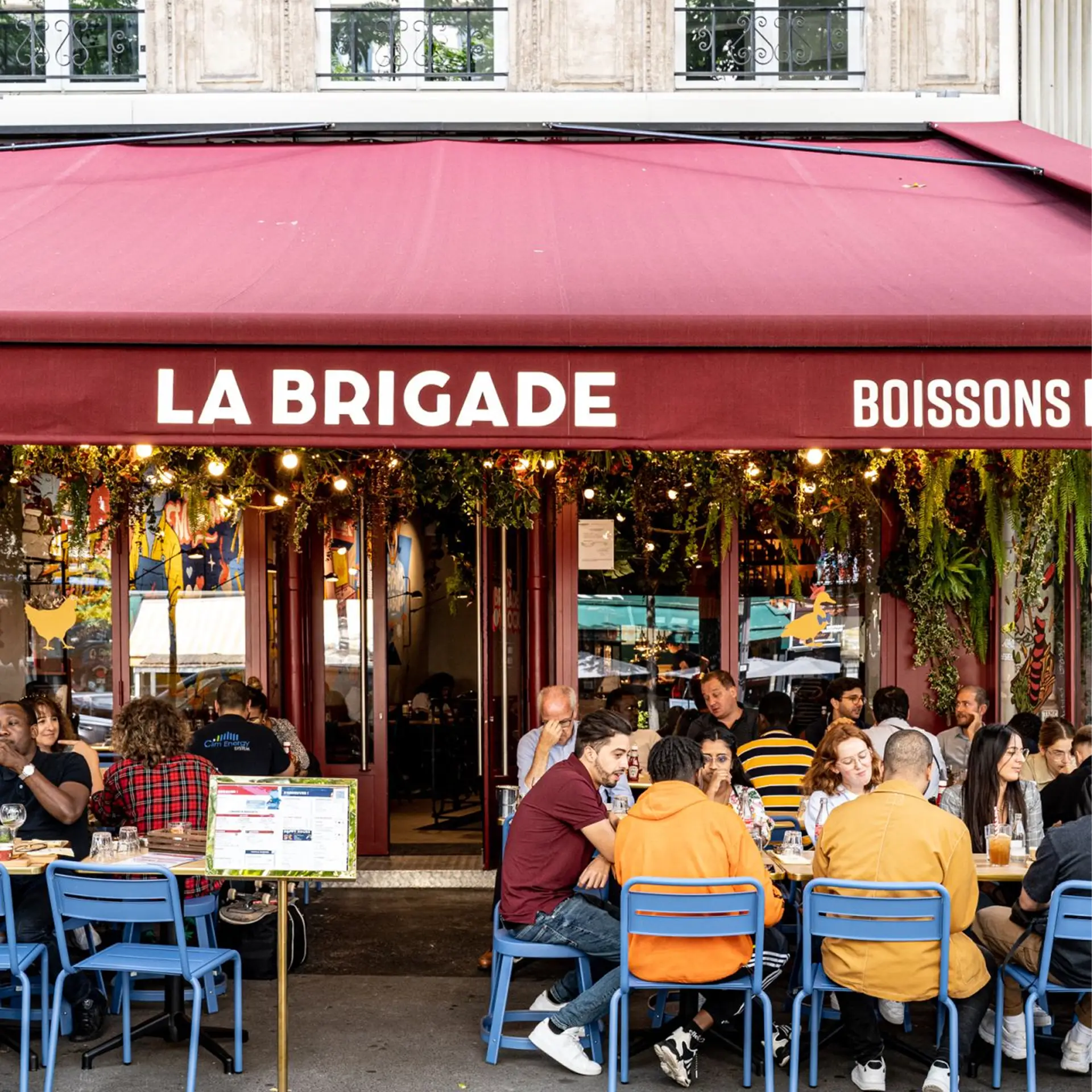Restaurant La Brigade équipé des solutions Belorder