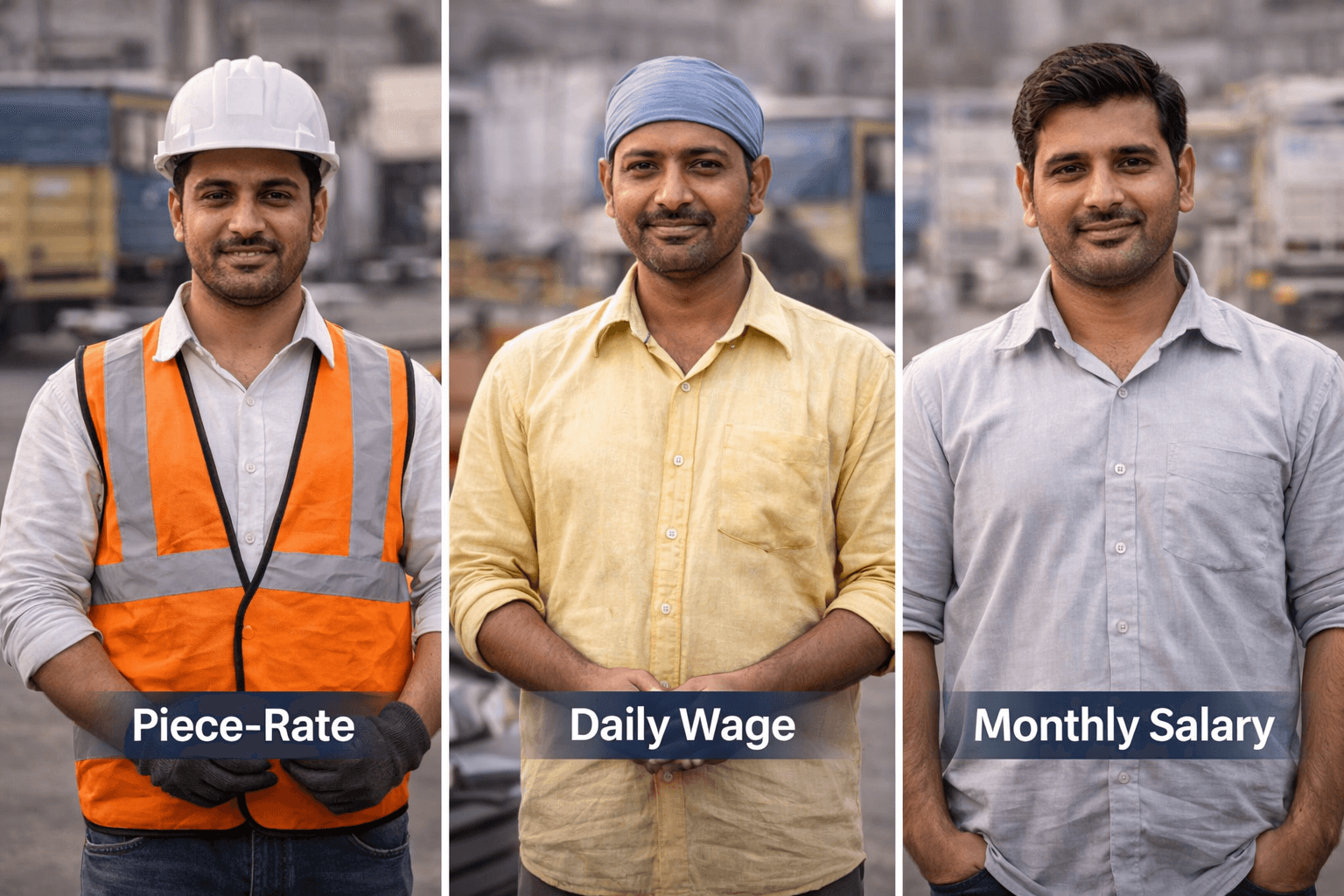 Piece-Rate vs Daily Wage vs Monthly Salary: Best Pay Model for Blue-Collar Workforce