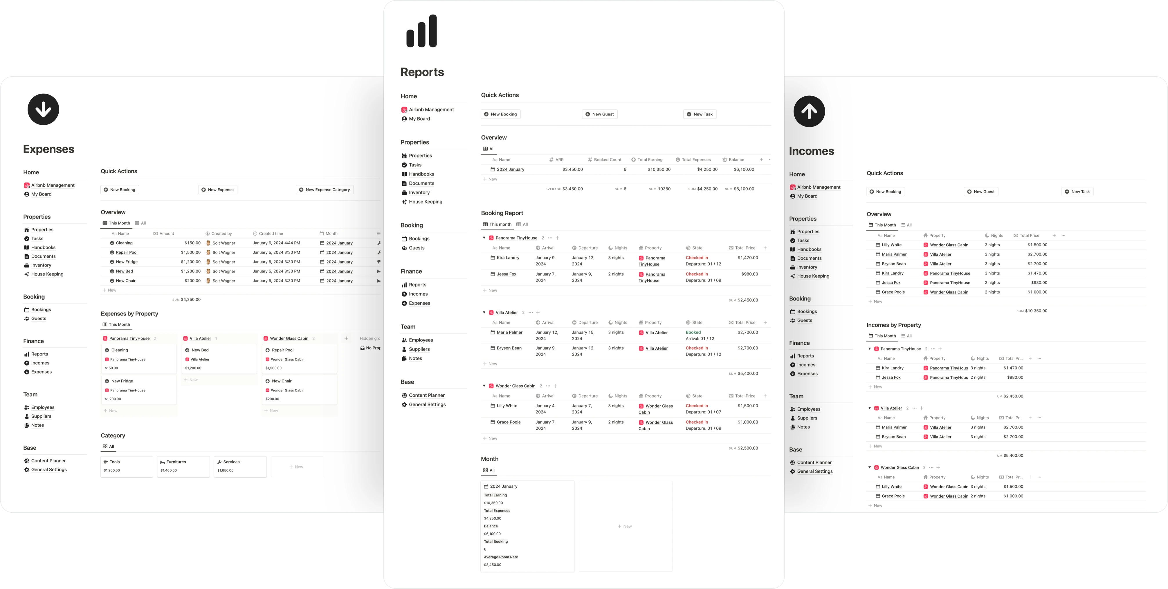 Notion Airbnb Management