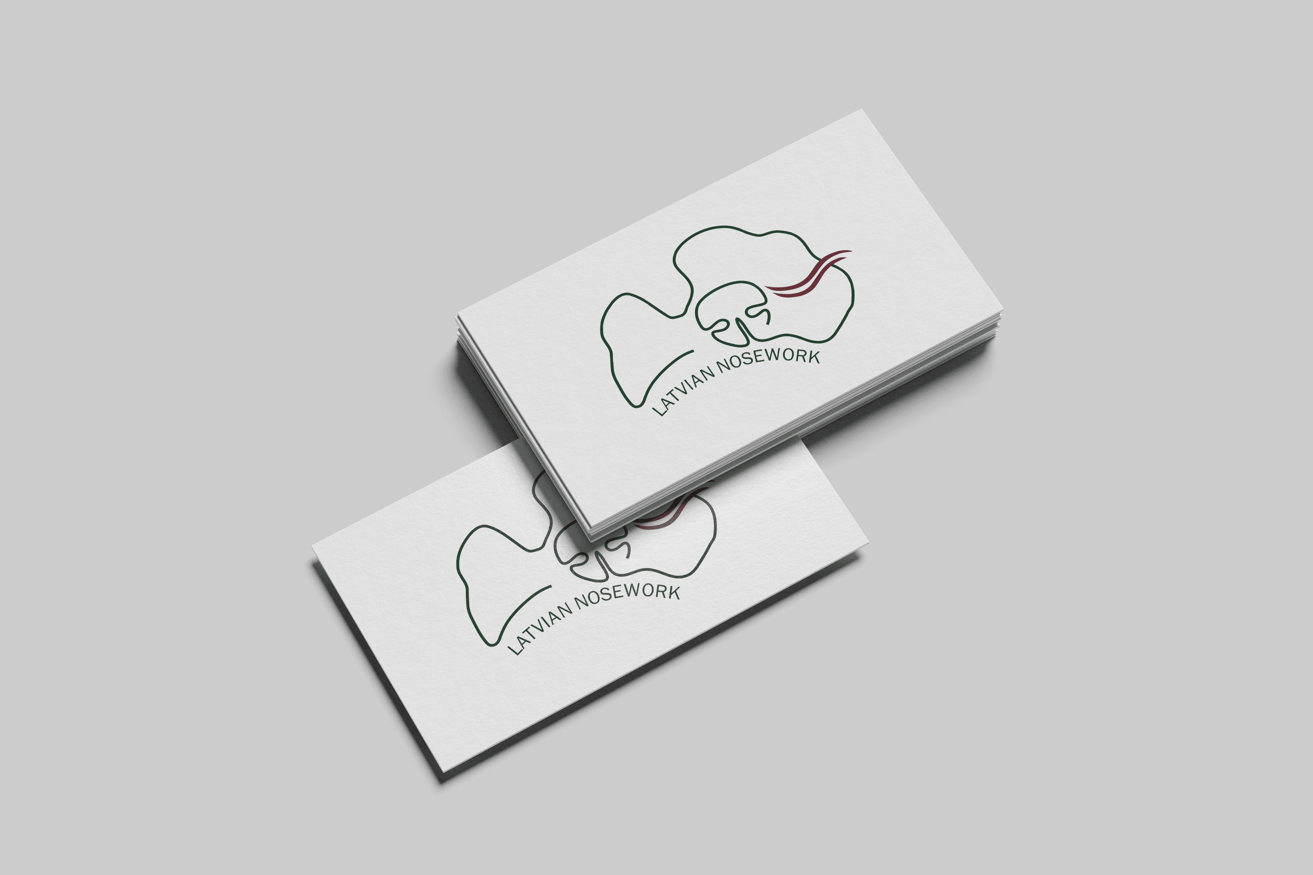 logo design on Business cards