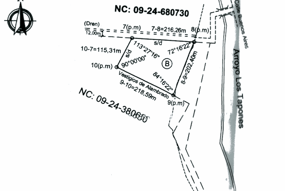 venta de terreno de tres hectáreas en Las Chacritas, San Juan