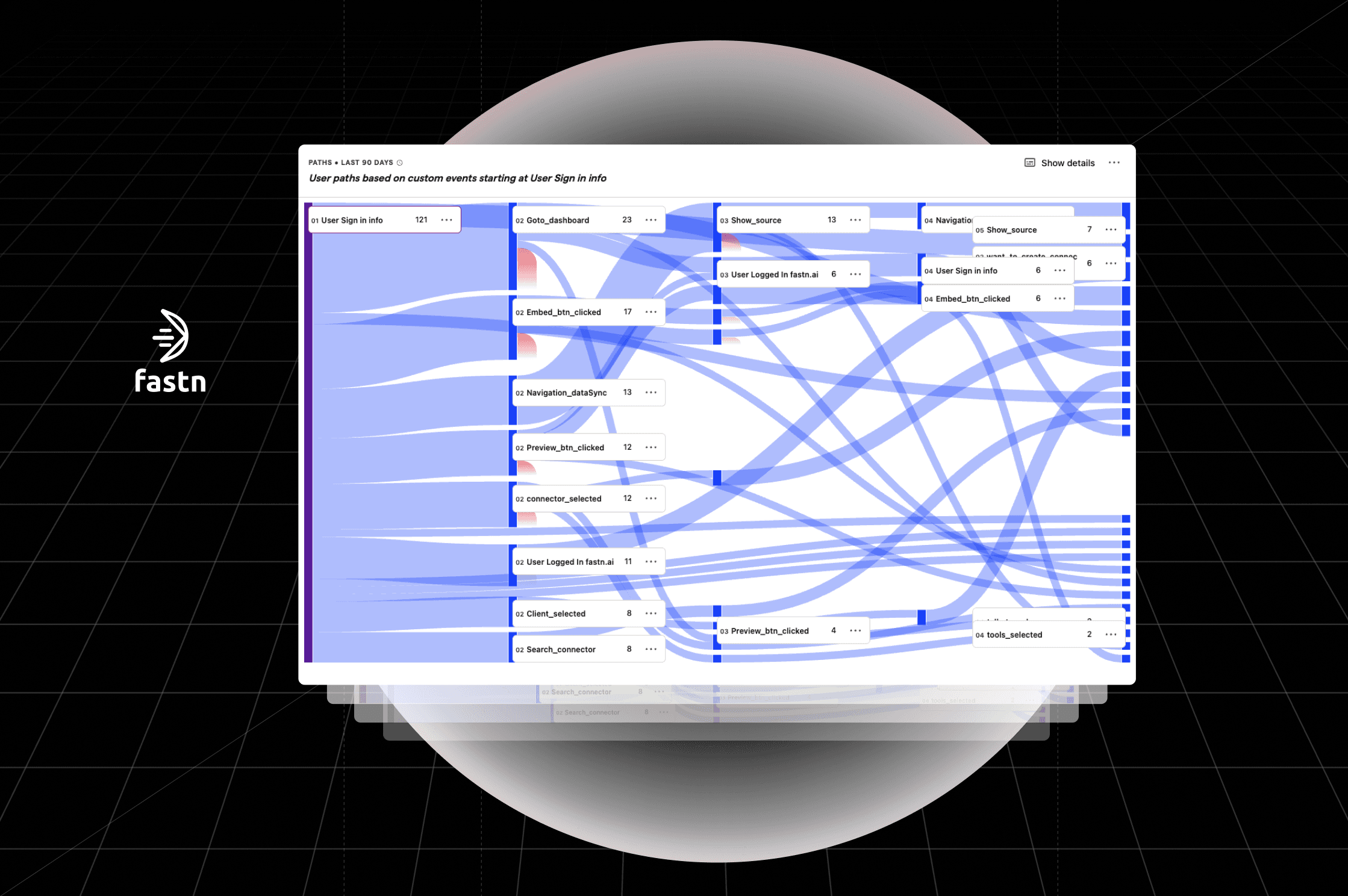 White outline of a classic smiley face followed by the text “Smiley Co” in white serif type on a vivid orange background.