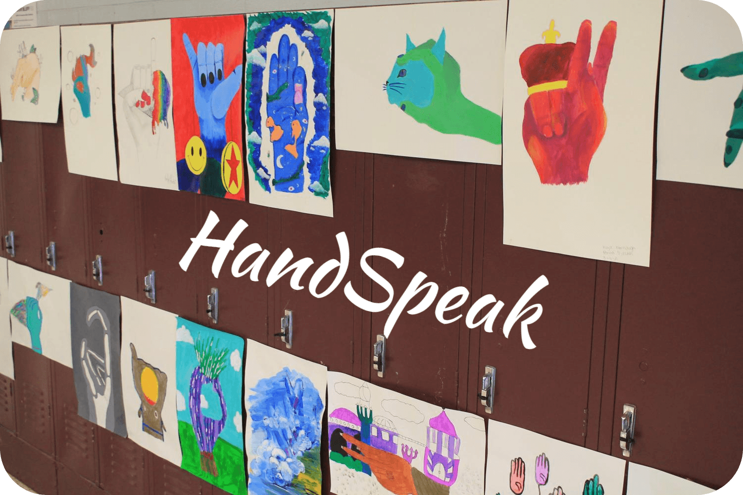 HandSpeak landing page