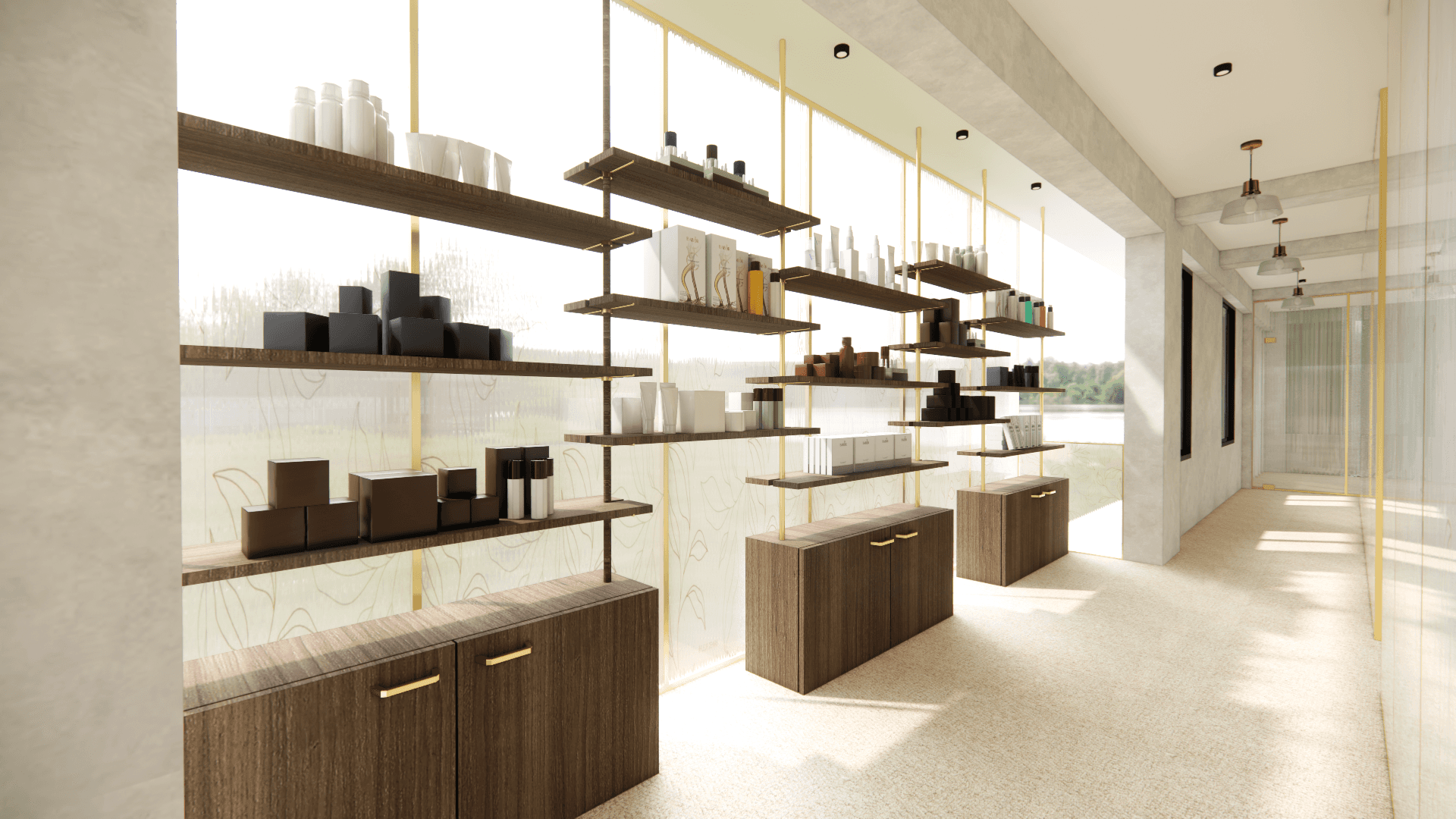 Project showcase image featuring a modern, refined interior.
