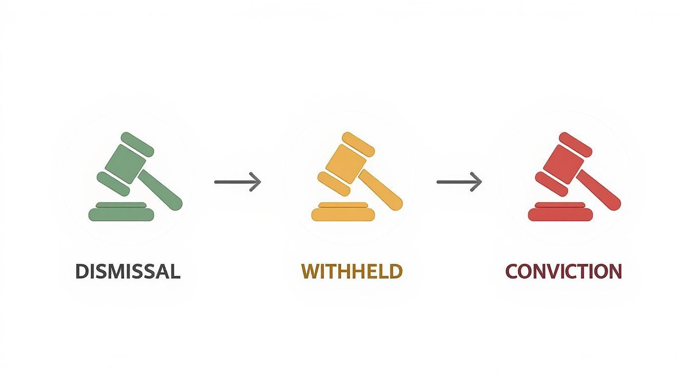 Infographic about what is adjudication withheld