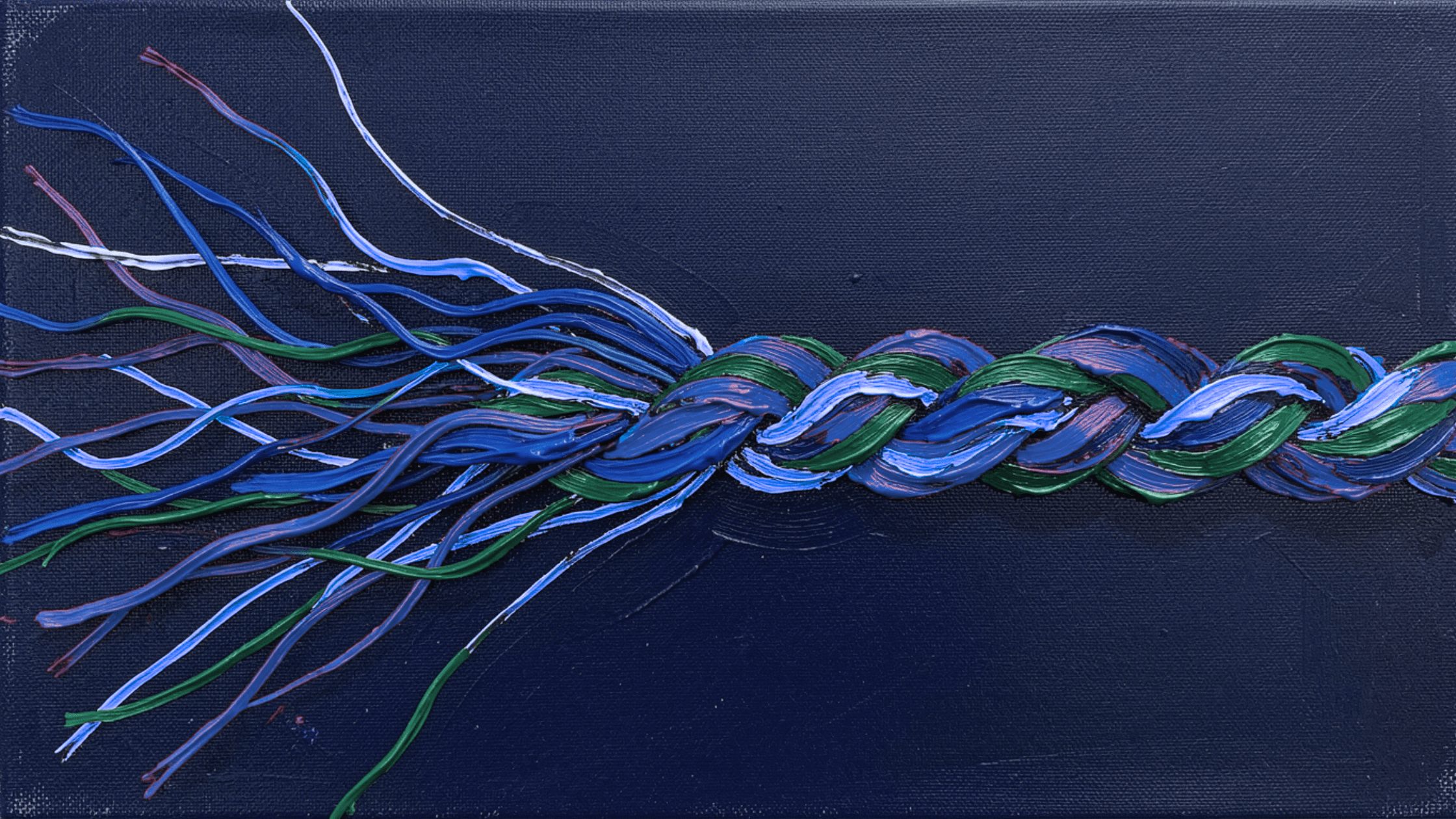 Braided cables symbolizing multi-model orchestration in enterprise AI