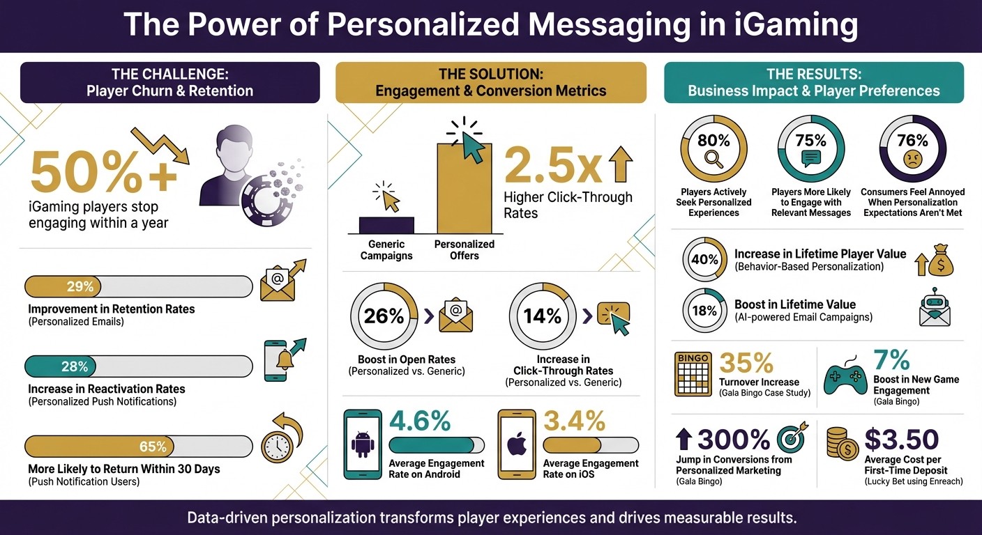 Personalized Messaging Impact on iGaming Player Retention and Engagement Statistics