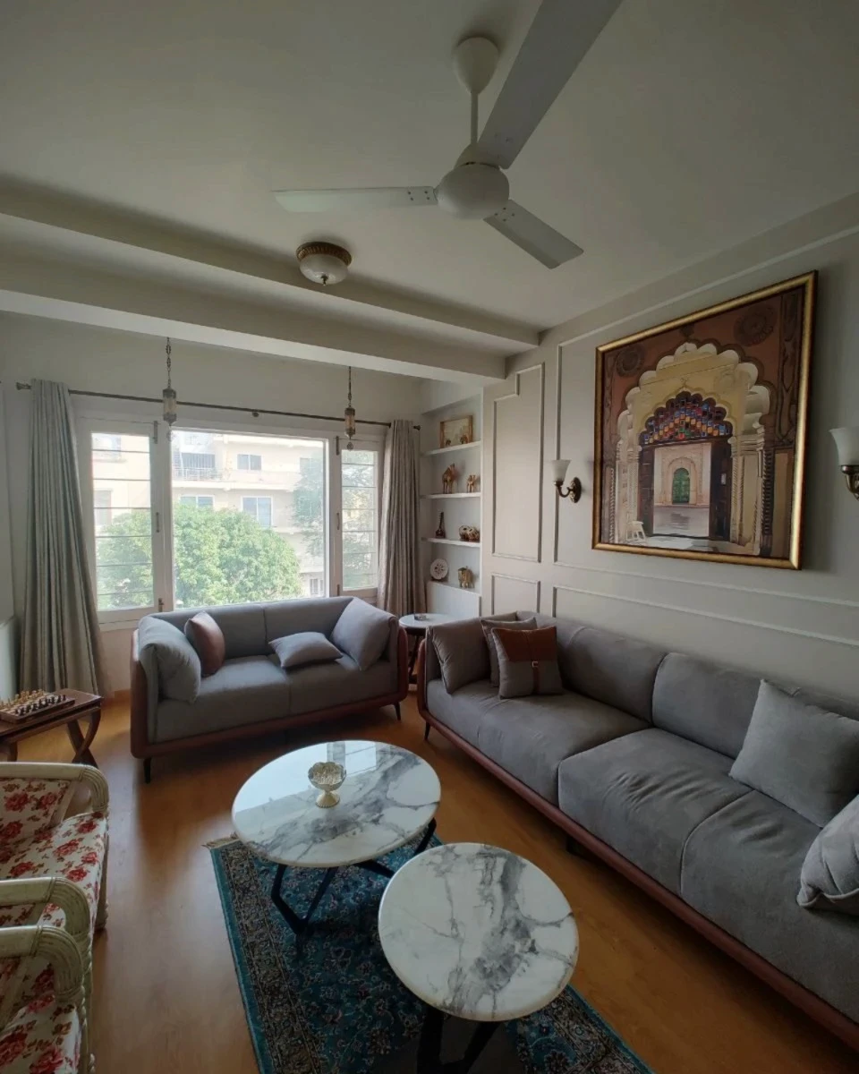 Project showcase image featuring a modern, refined interior.
