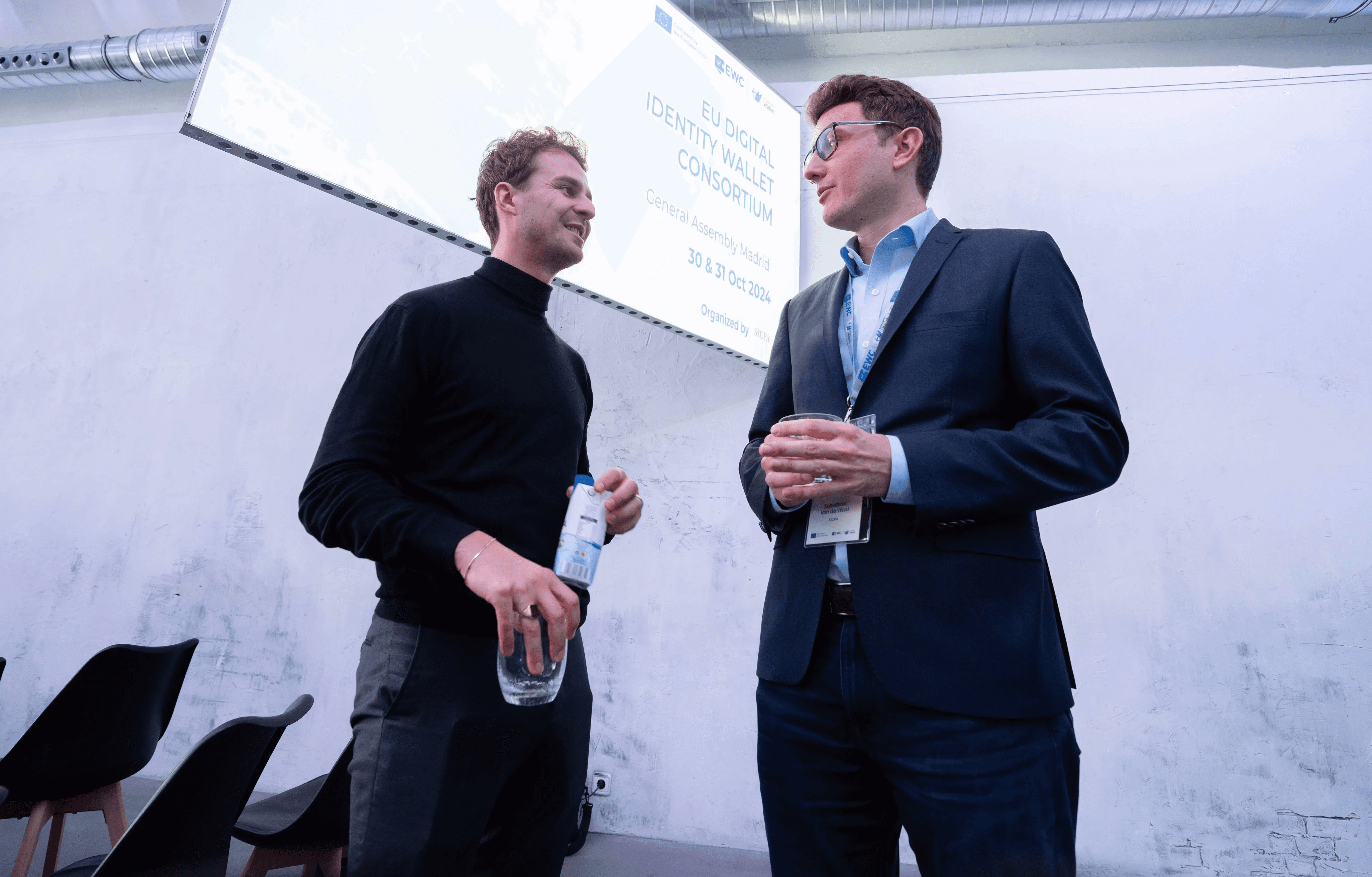 Representantes de empresas durante el evento EWC Madrid 2024