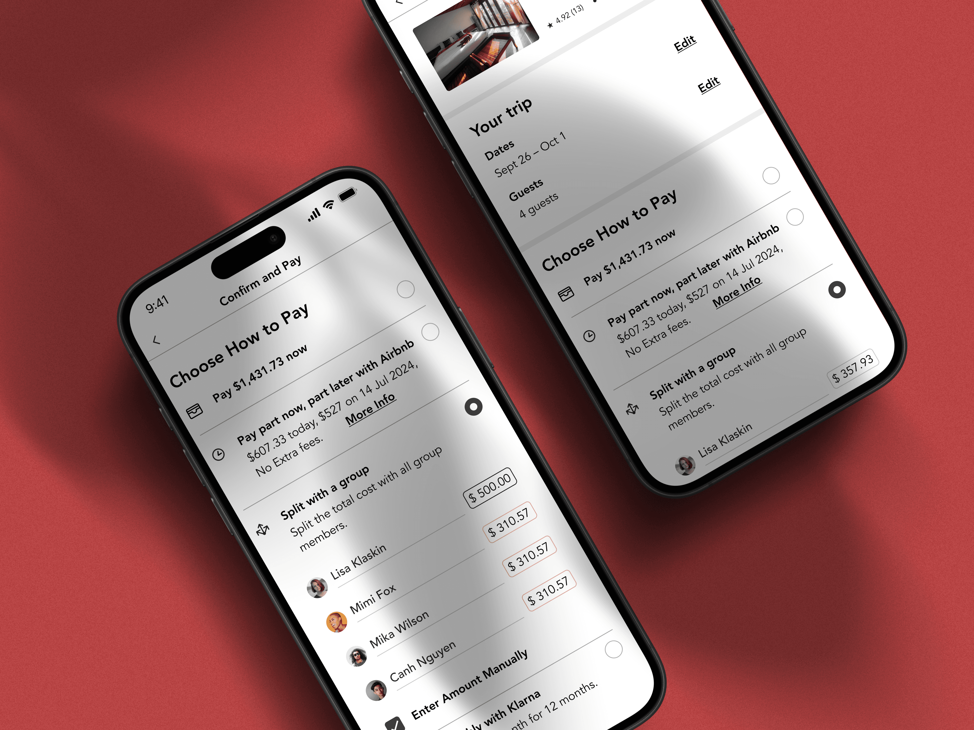 A mockup for a Macbook place on a table for a hair salon website