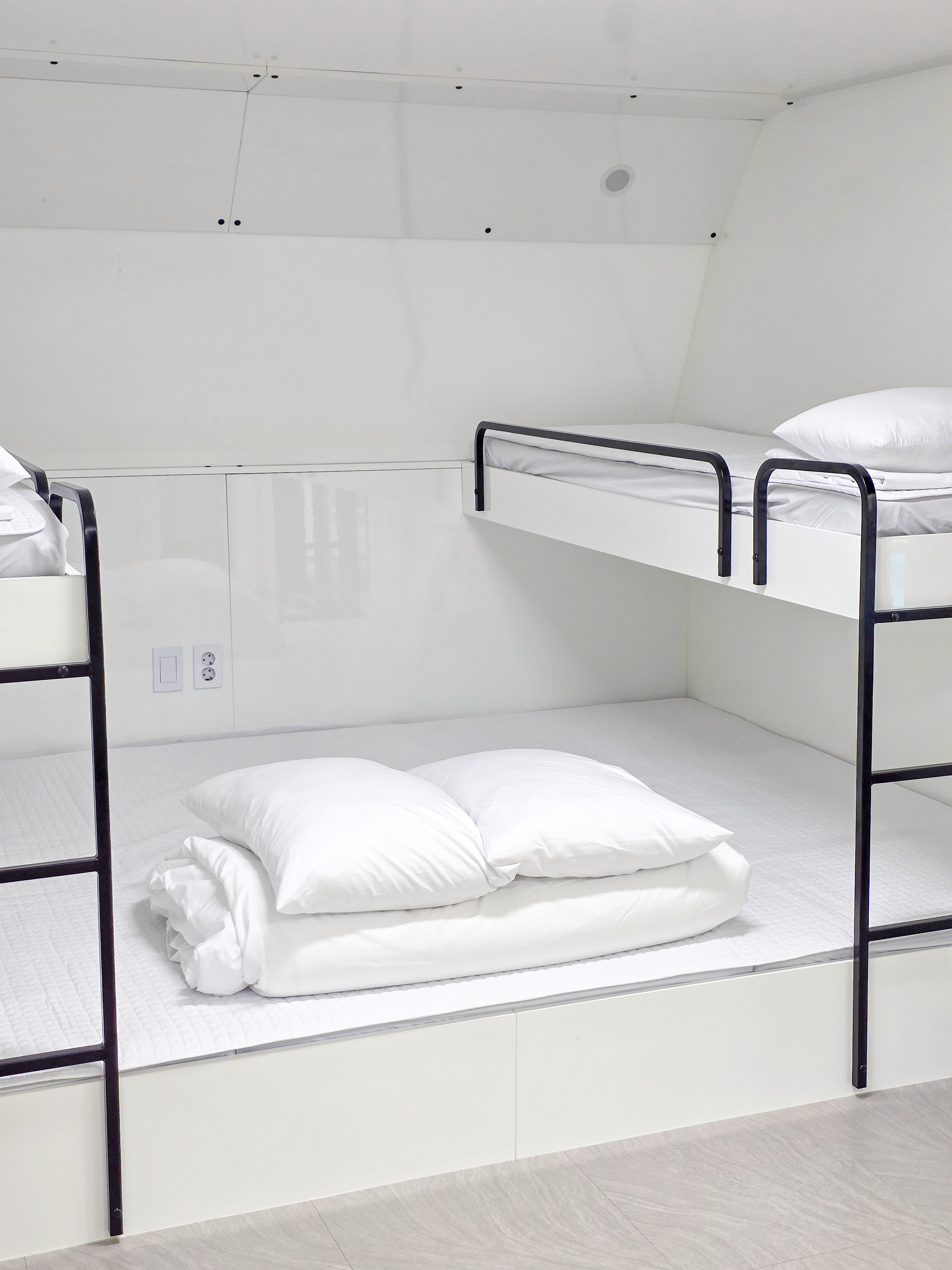 Athlete winning a race