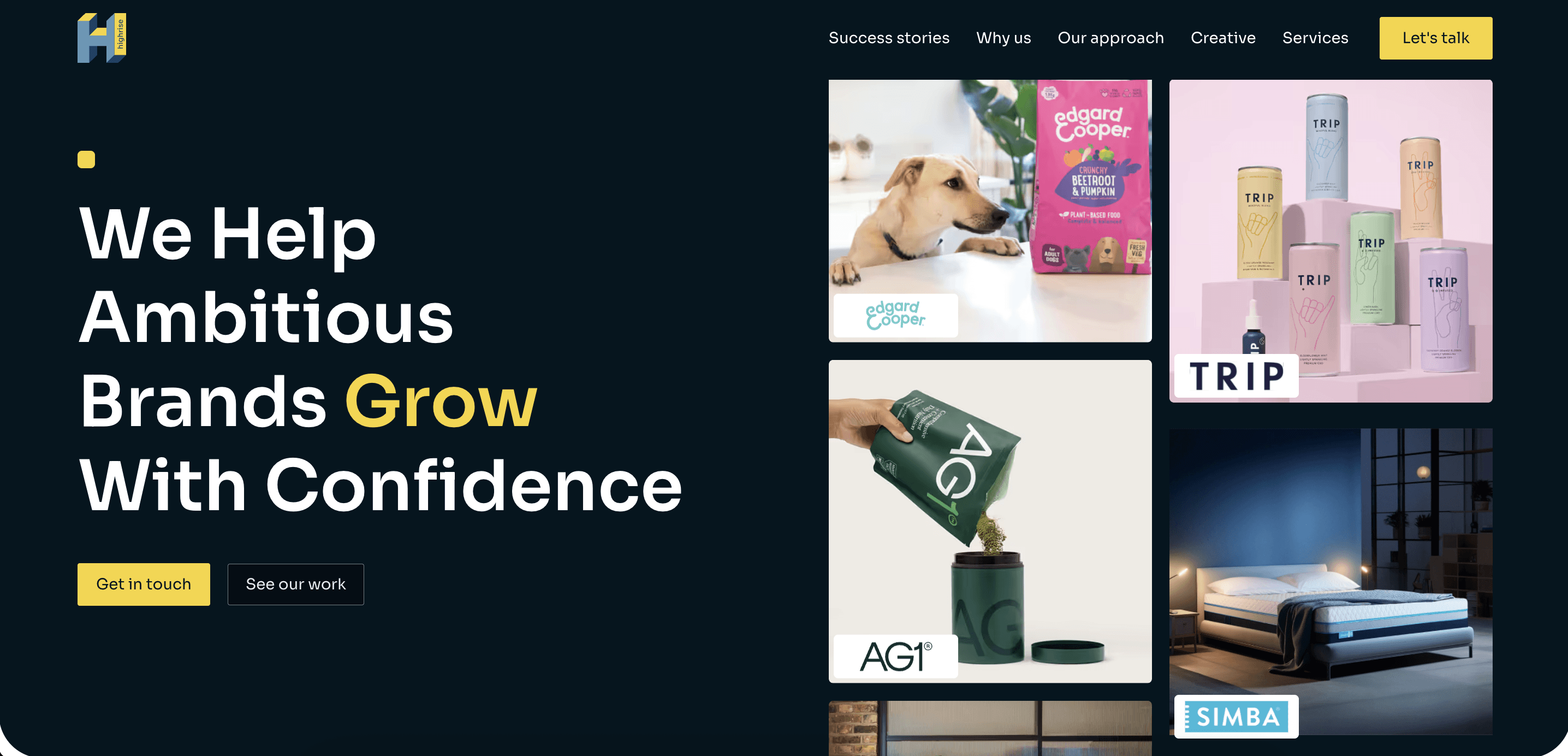 Highriseherd Website Homepage