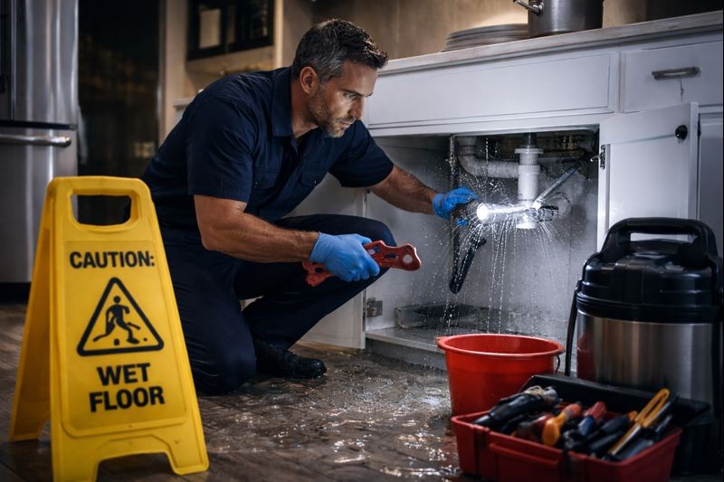 emergency plumber in simi valley responding to urgent plumbing repair