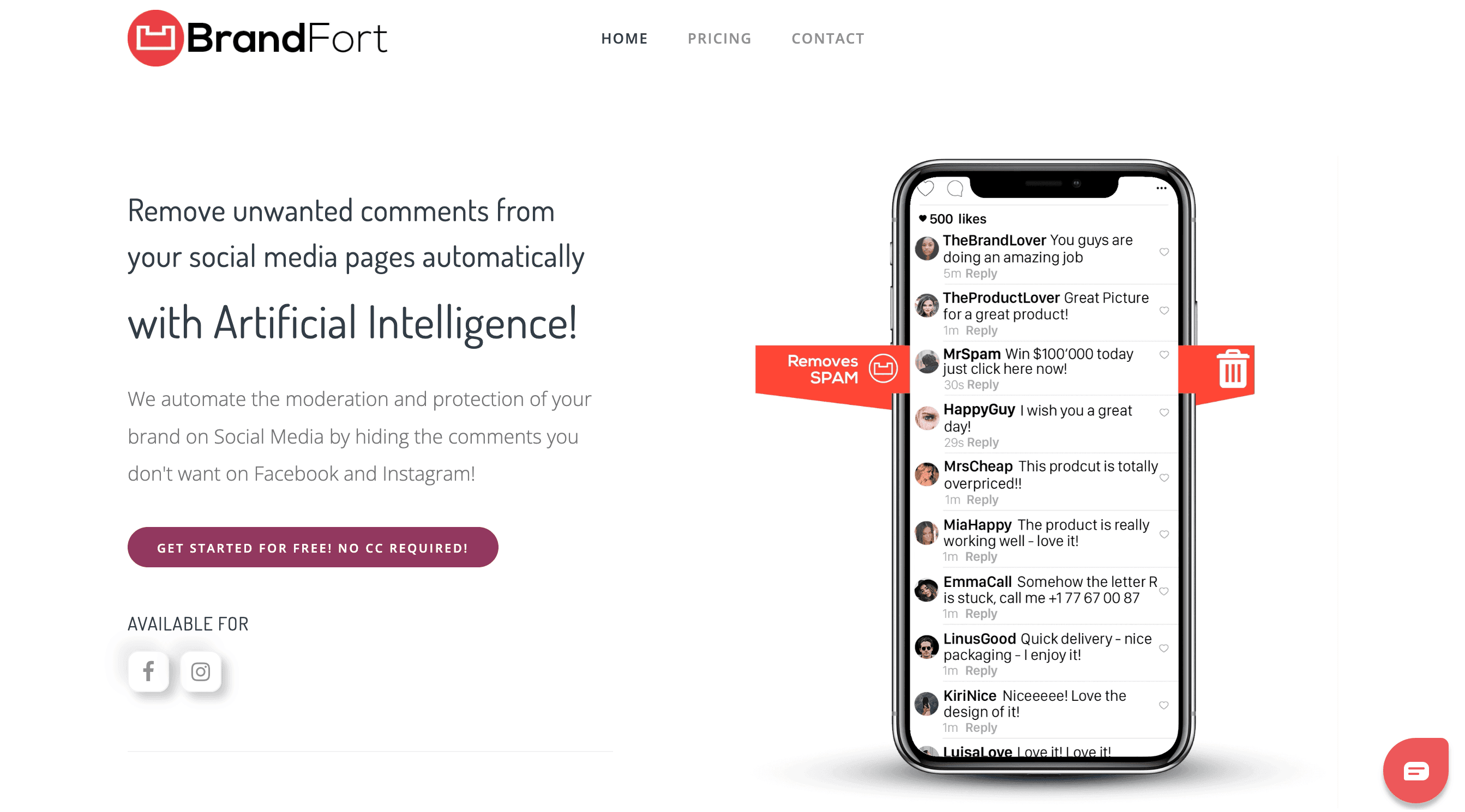 brandfort homepage