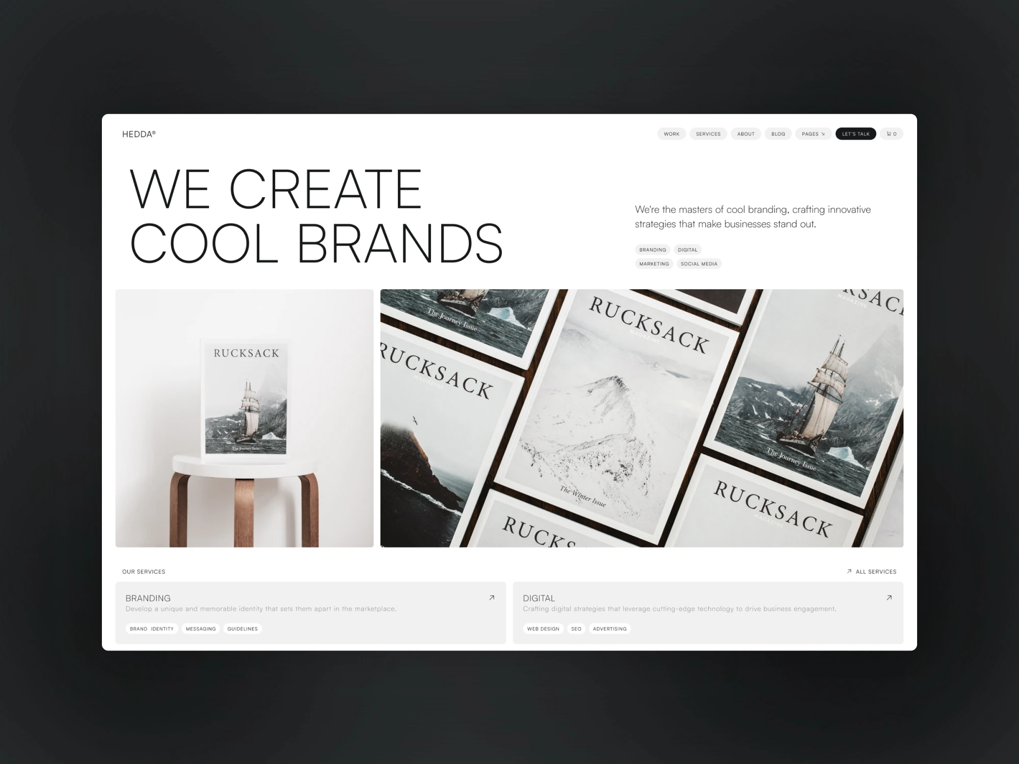 Hedda - Agency Website Template - Preview