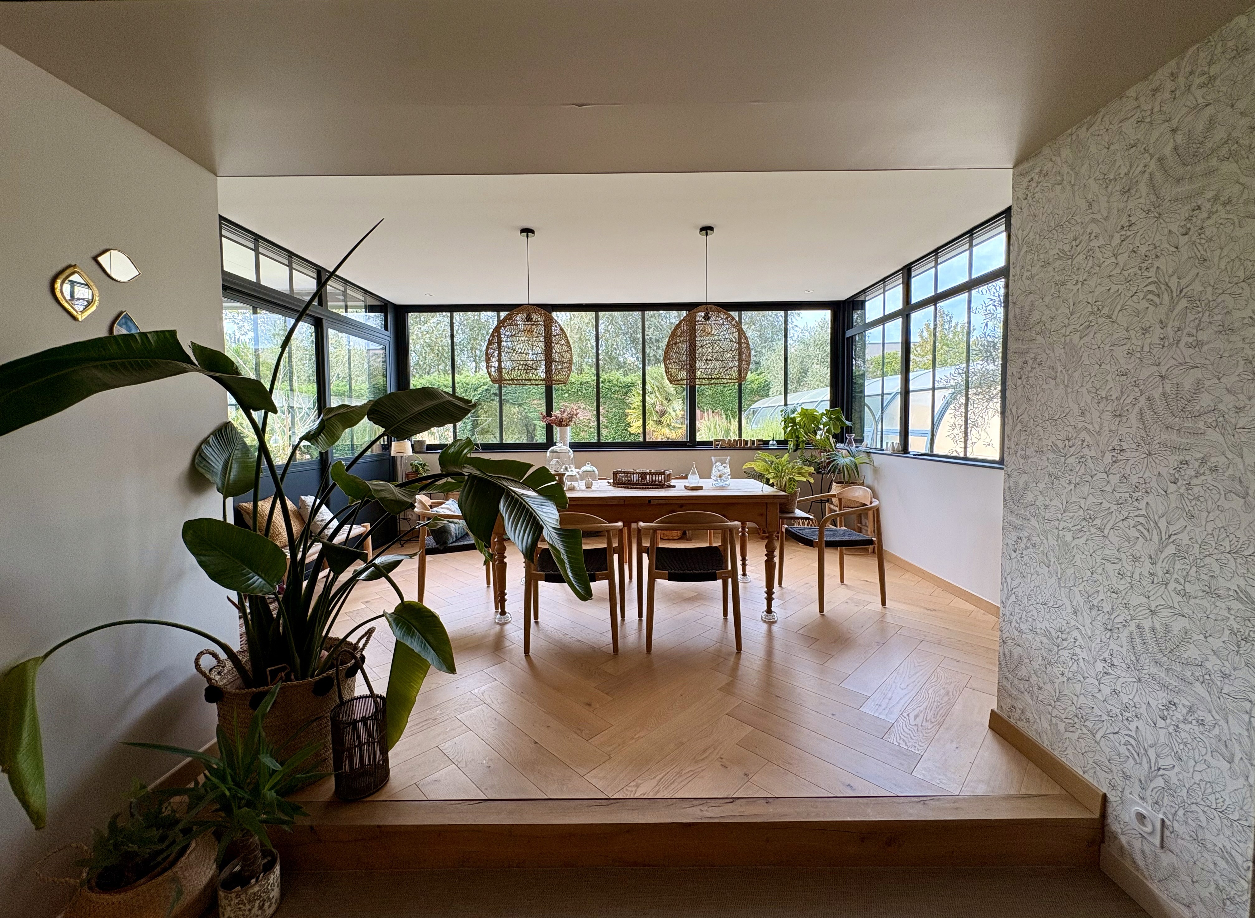 Architecture interieur Manon Rousseau Salle à manger Verrière