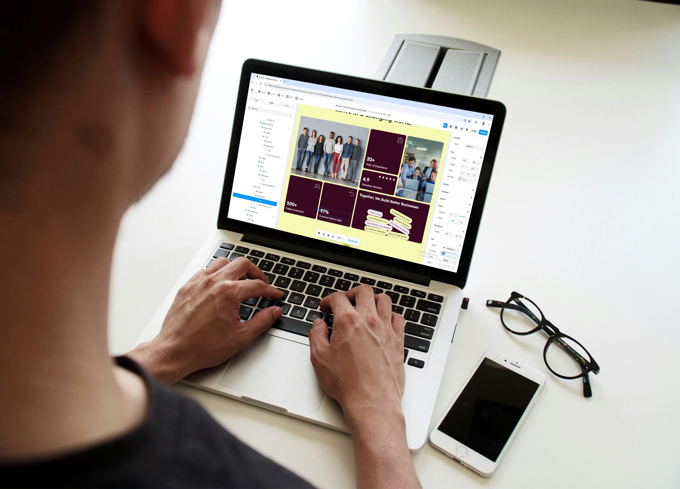 Framer Template for Business